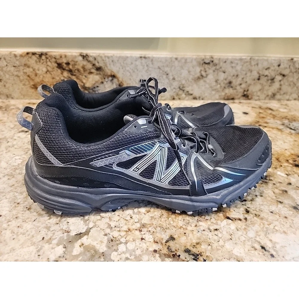 New Balance 510 Mens US Size 14 Black And Gray Trail Running Sneakers Shoes